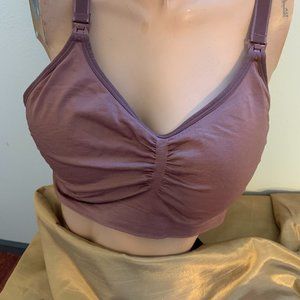 Motherhood Maternity Seamless Clip-Down Nursing Bra | Brown